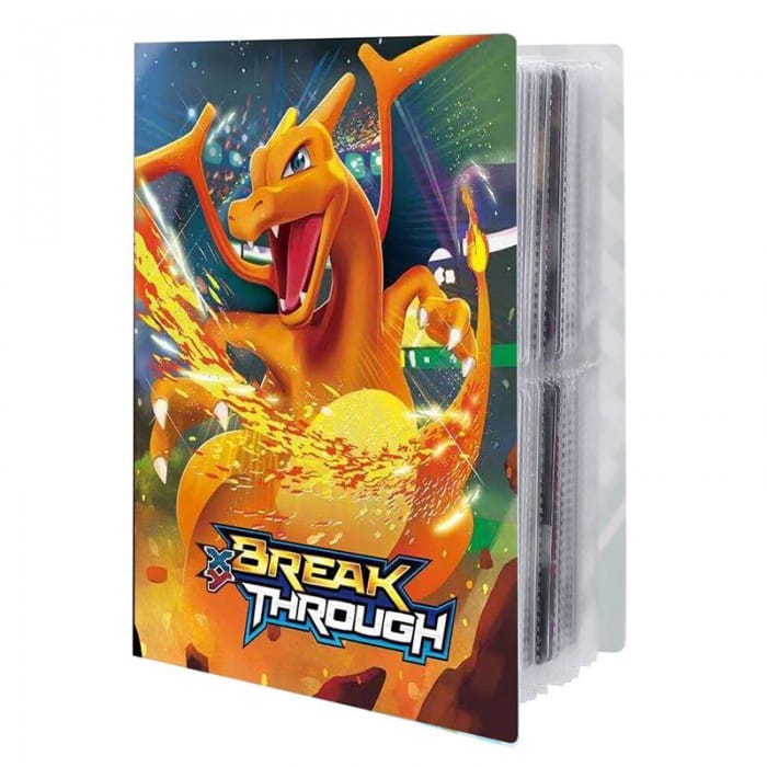 Classeur Pokémon Dracaufeu et Salamèche