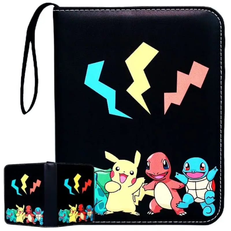 Classeur Pikachu Salamèche et Carapuce