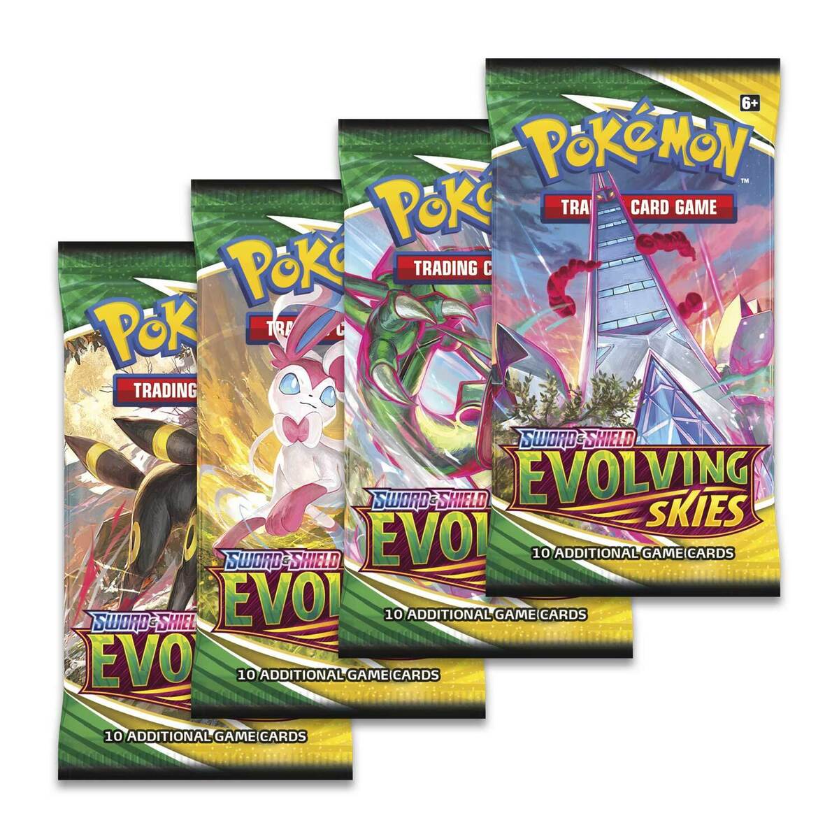 Boosters Pokémon Evolving Skies – 4 Packs – Image 2